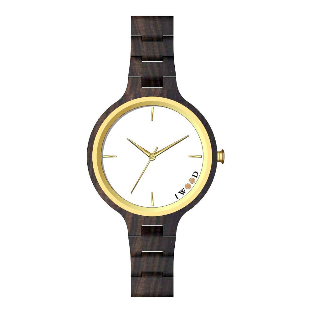 Iwood Echtholz Damenuhr IW18442002 Iwood Echtholz Damenuhr IW18442002